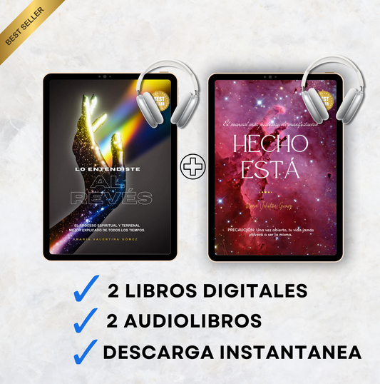 Pack Avanzado – 2 Libros + 2 Audiolibros para integrar