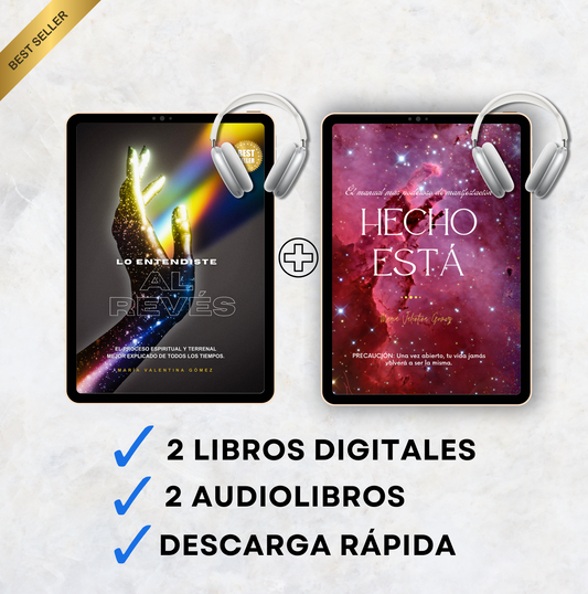 Pack Avanzado – 2 Libros + 2 Audiolibros para integrar