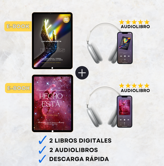 Pack Avanzado – 2 Libros + 2 Audiolibros para integrar