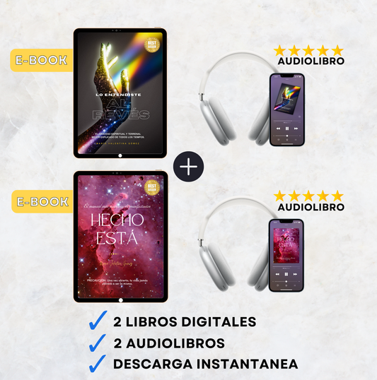 Pack Avanzado – 2 Libros + 2 Audiolibros para integrar